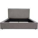 Cloud Sand Low Profile King Bed, Grey