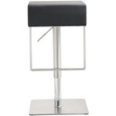 Seville Black Stainless Steel Barstool