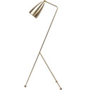 Grasshopper Modern Floor Lamp, Brass