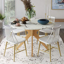 Evelyn Dining Table Natural Finish