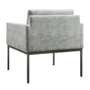 Canton Grey Velvet Chair