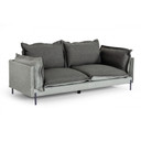 Maris Grey and Dark Grey Fabric Sofa