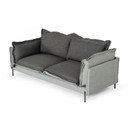 Maris Grey and Dark Grey Fabric Sofa