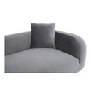 Deleuze Anthracite Chaise Lounge Chair
