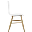 Cascade Wood Dining Chair, White