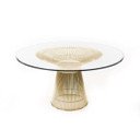 Premium Platner Dining Table Gold, 54"