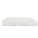 Restoration 3 Piece Sectional Sofa, White