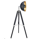 Faulkner Tripod Floor Lamp Gold, Black