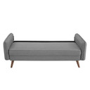 Revive Upholstered Fabric Sofa, Light Gray