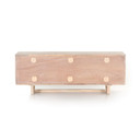 Carmelita Media Console, White Wash Mango