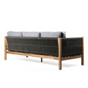 Sienna Outdoor Eucalyptus Sofa in Teak Finish