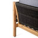 Sienna Outdoor Eucalyptus Sofa in Teak Finish