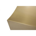 Anvil Rectangular Brushed Gold Bench