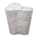 Slab Marble Tall Side Table