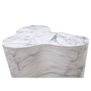 Slab Marble Tall Side Table