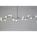 Knowledge Tree Branching Chandelier, Black