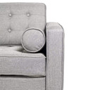 Lacey Mid Century Sofa, Medium Grey