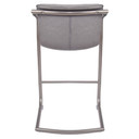 Indy PU Leather Counter Stool-Gray Set of 2