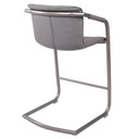 Indy PU Leather Counter Stool-Gray Set of 2