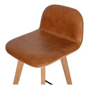 Napoli Leather Counter Stool Tan