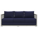 Aura Outdoor Patio Wicker Rattan Sofa 1