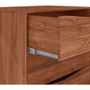 Hampton 4 Drawer Dresser Dark Brown, Wood