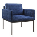 Canton Navy Velvet Chair