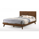 Soren Chevron Walnut Bed, King