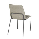 Quad Industrial Modern Chair, Grey, Set of 2