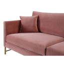 Massi Rose Velvet Sofa