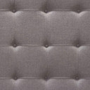 Madison Ave Tufted Wing Eastern King Bed in Light Grey Button Tufted Fabric