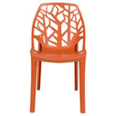 Coronado Dining Side Chair, Solid Orange