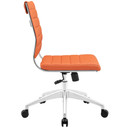 Jive Armless Mid Back Office Chair Orange