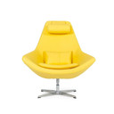 Kenora Yellow Eco-Leather Accent Chair