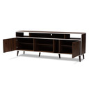 Mario Brown and White TV Stand