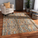 Kaval Hand Tufted Wool Rug, Multi-Color