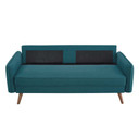 Revive Upholstered Fabric Sofa, Teal