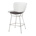 Wire Counter Height Chair, Black