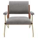 Klein Fabric Accent Chair, Century Gray