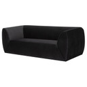 Greta Sofa, Black Velour