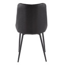 Vane Two Toned Chair Grey, Black, Set of 2