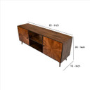 Dora 65 Inch 2 Mid Century Modern TV Stand