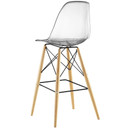 Pyramid Bar Stool, Clear