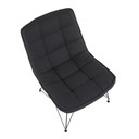 Squad Lounge Chair, Black