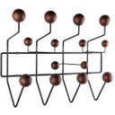 Hang Anything Wall Coat Rack, Walnut and Black