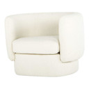 Koba Chair, Maya White Boucle