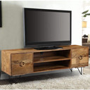 Leslie 63 Inch Mango Wood TV Cabinet