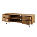 Leslie 63 Inch Mango Wood TV Cabinet