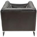 Crawford Tufted Chair in Dusk Grey Velvet