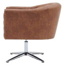 Holmes KD Fabric Swivel Chair, Devore Cocoa